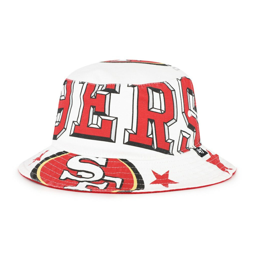 San Francisco 49ers '47 Women's Energize Bucket Hat White | 47 brand