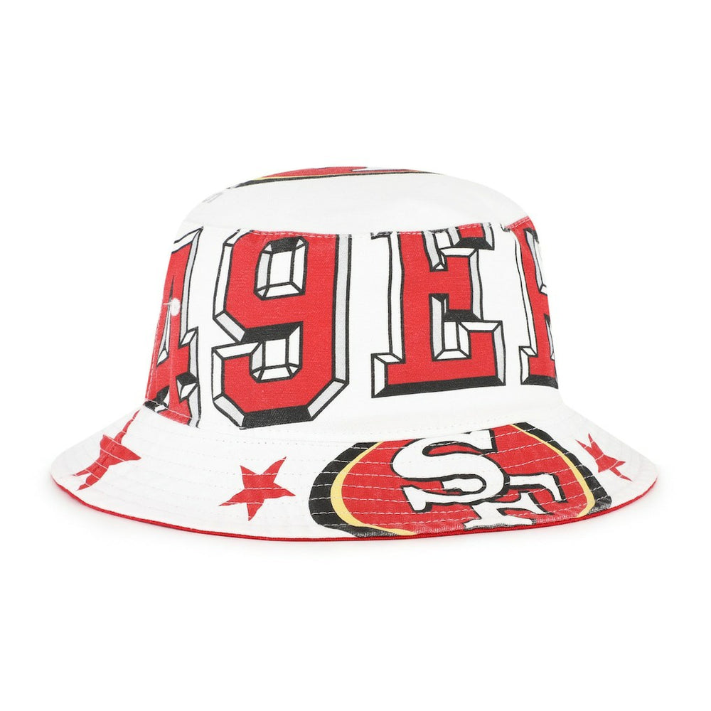 San Francisco 49ers '47 Women's Energize Bucket Hat White | 47 brand