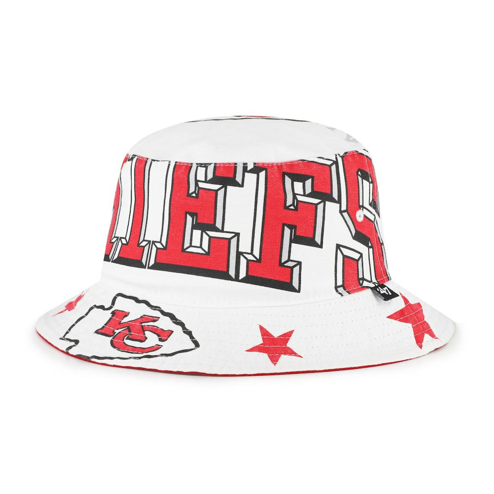Kansas City Chiefs '47 Women's Energize Bucket Hat White | 47 brand