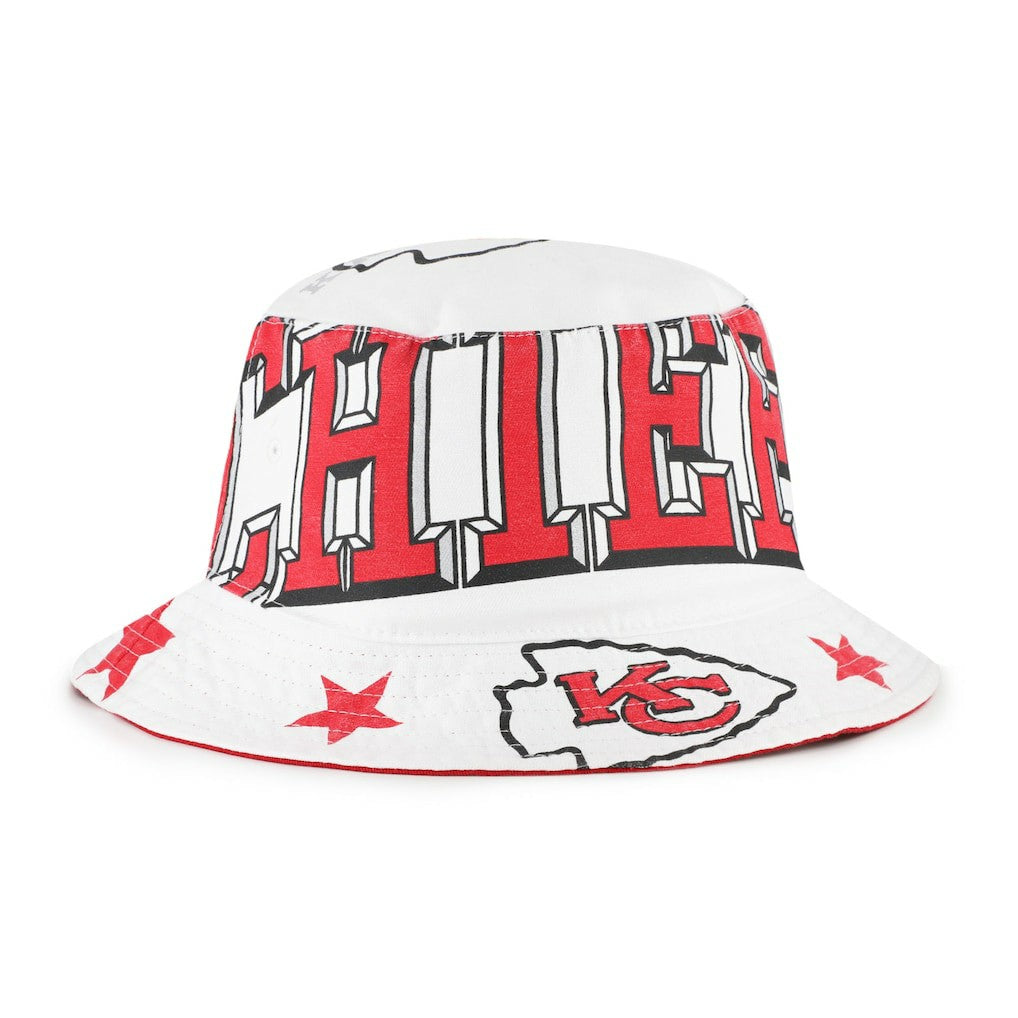 Kansas City Chiefs '47 Women's Energize Bucket Hat White | 47 brand