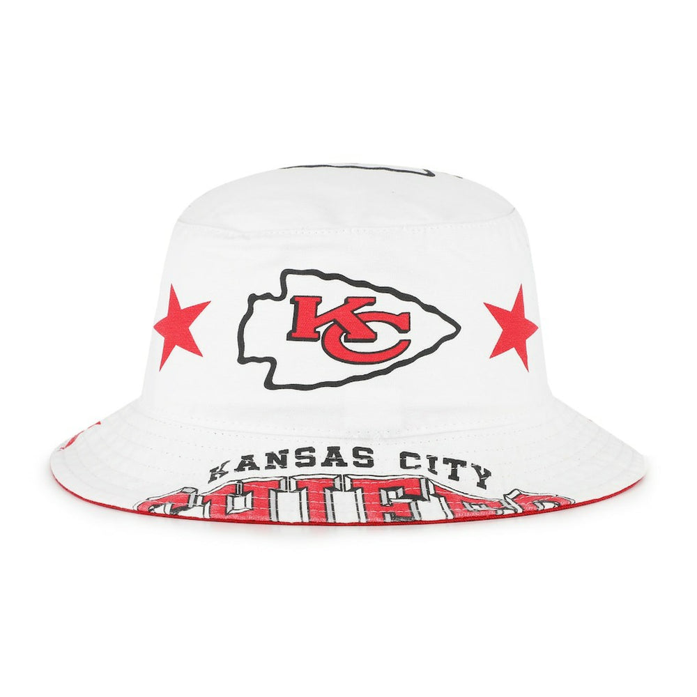 Kansas City Chiefs '47 Women's Energize Bucket Hat White | 47 brand