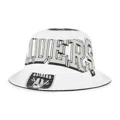 Las Vegas Raiders '47 Women's Energize Bucket Hat White | 47 brand