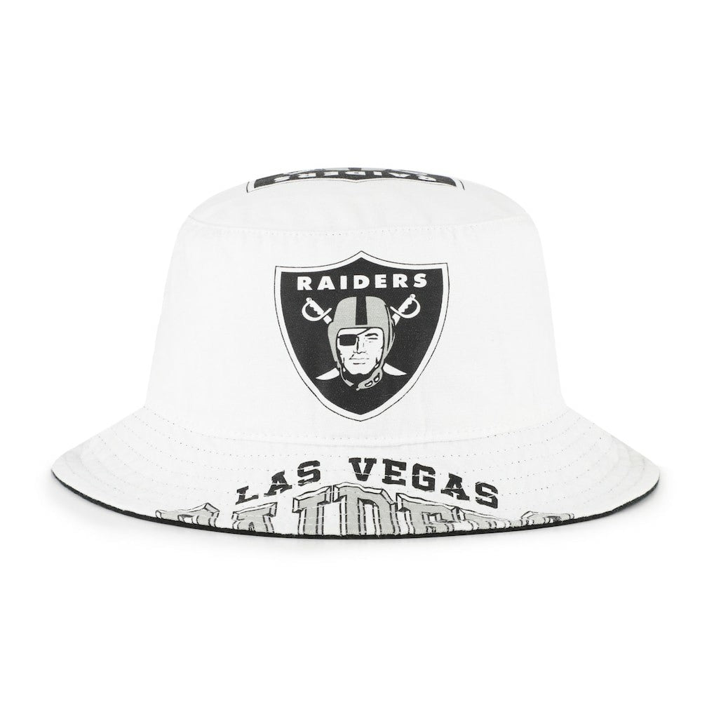 Las Vegas Raiders '47 Women's Energize Bucket Hat White | 47 brand
