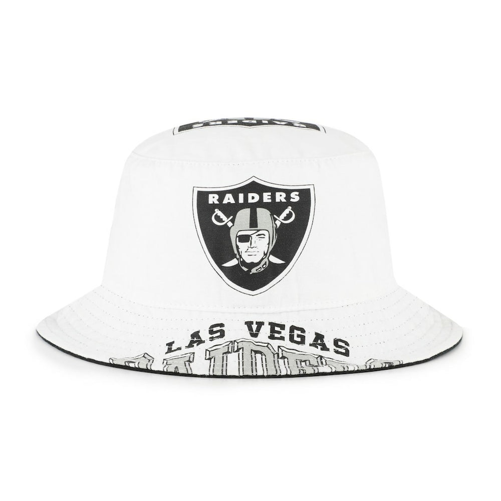 Las Vegas Raiders '47 Women's Energize Bucket Hat White | 47 brand