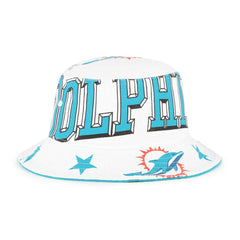 Miami Dolphins '47 Women's Energize Bucket Hat White | 47 brand