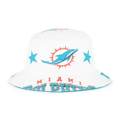 Miami Dolphins '47 Women's Energize Bucket Hat White | 47 brand