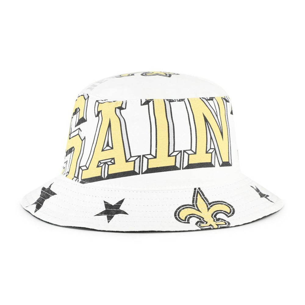 New Orleans Saints '47 Women's Energize Bucket Hat White | 47 brand