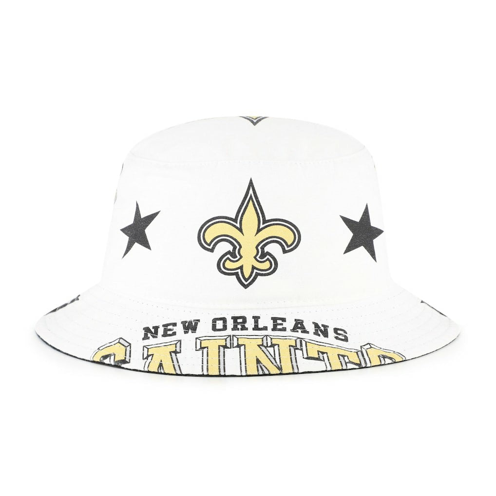 New Orleans Saints '47 Women's Energize Bucket Hat White | 47 brand