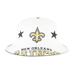New Orleans Saints '47 Women's Energize Bucket Hat White | 47 brand