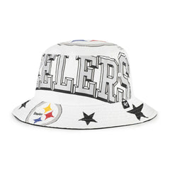 Pittsburgh Steelers '47 Women's Energize Bucket Hat White | 47 brand