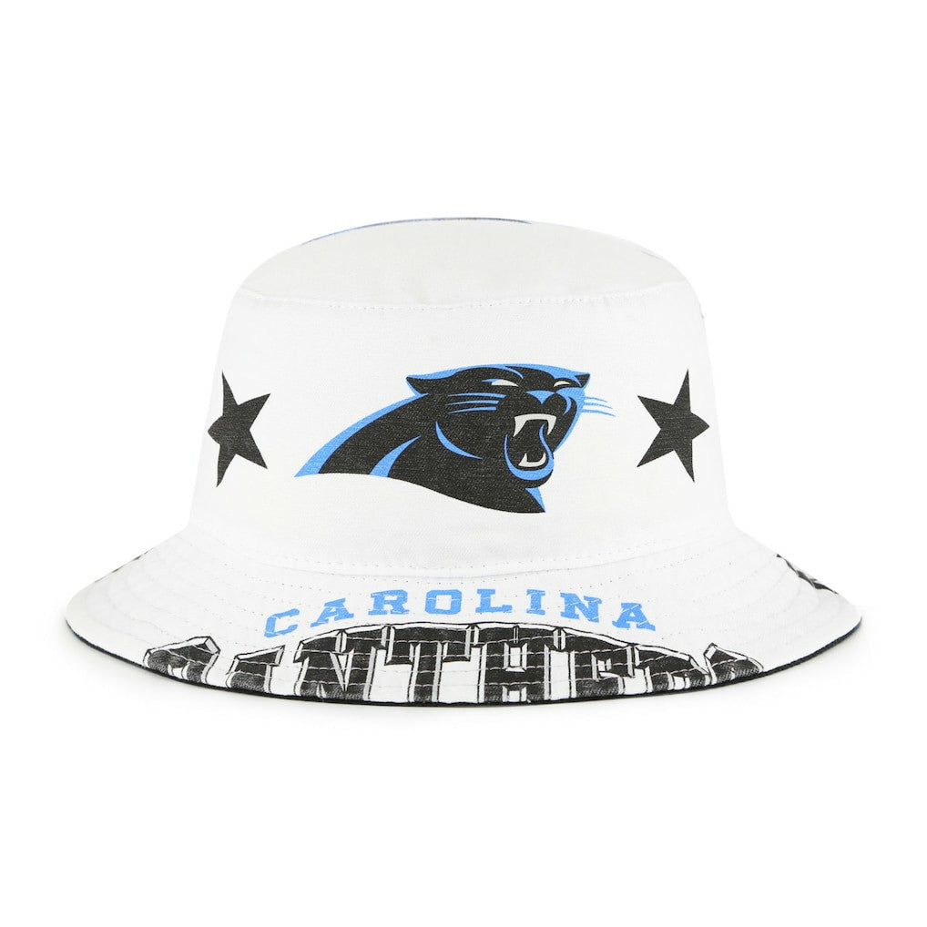 Carolina Panthers '47 Women's Energize Bucket Hat White | 47 brand