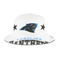 Carolina Panthers '47 Women's Energize Bucket Hat White | 47 brand