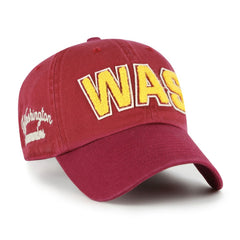 Washington Commanders '47 Women's Zoey Clean Up Adjustable Hat Burgundy | 47 brand