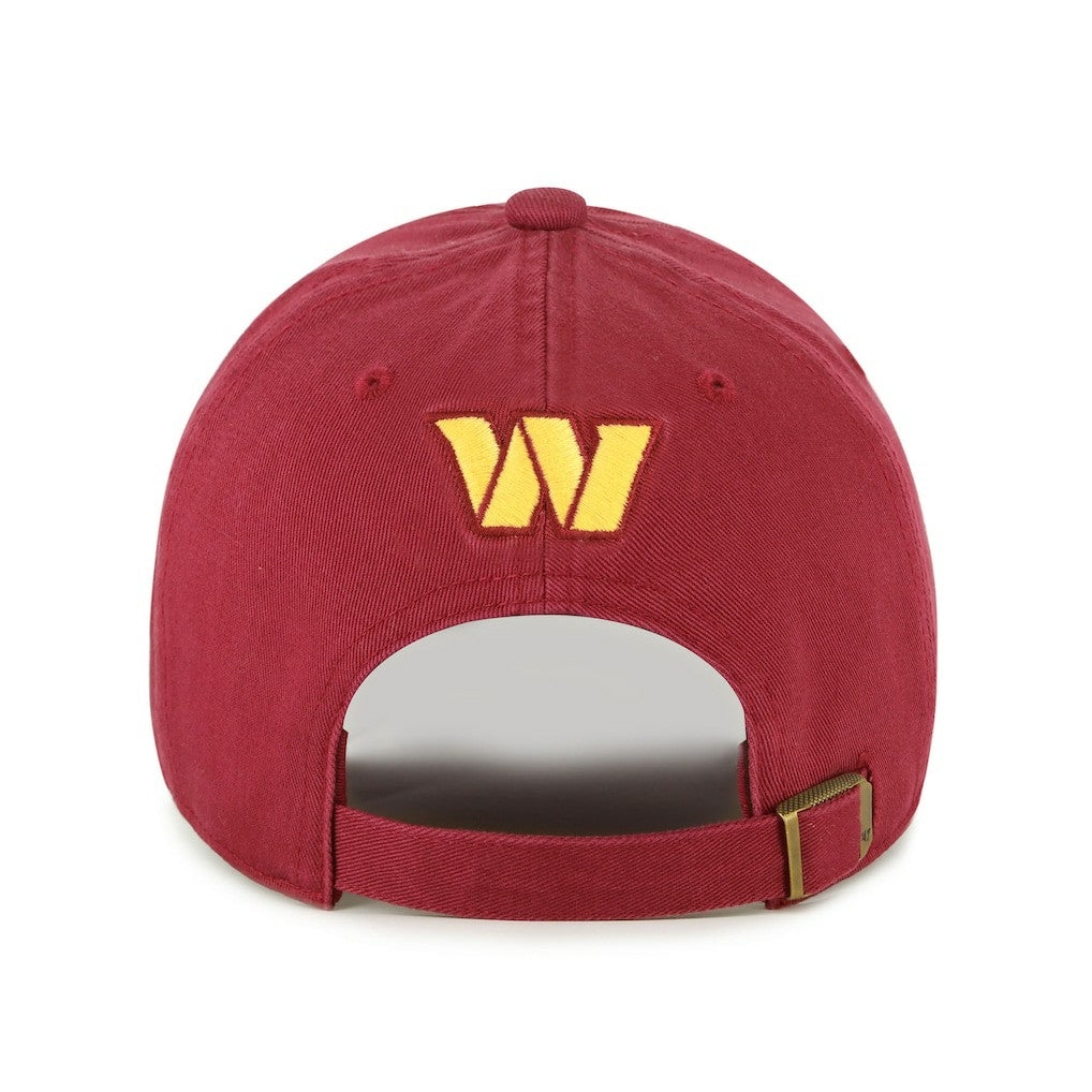 Washington Commanders '47 Women's Zoey Clean Up Adjustable Hat Burgundy | 47 brand