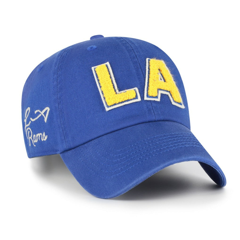 Los Angeles Rams '47 Women's Zoey Clean Up Adjustable Hat Royal | 47 brand