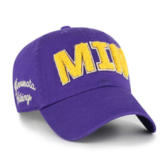 Minnesota Vikings '47 Women's Zoey Clean Up Adjustable Hat Purple | 47 brand