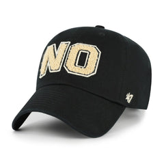New Orleans Saints '47 Women's Zoey Clean Up Adjustable Hat Black | 47 brand