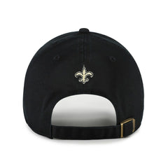 New Orleans Saints '47 Women's Zoey Clean Up Adjustable Hat Black | 47 brand