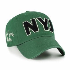 New York Jets '47 Women's Zoey Clean Up Adjustable Hat Green | 47 brand