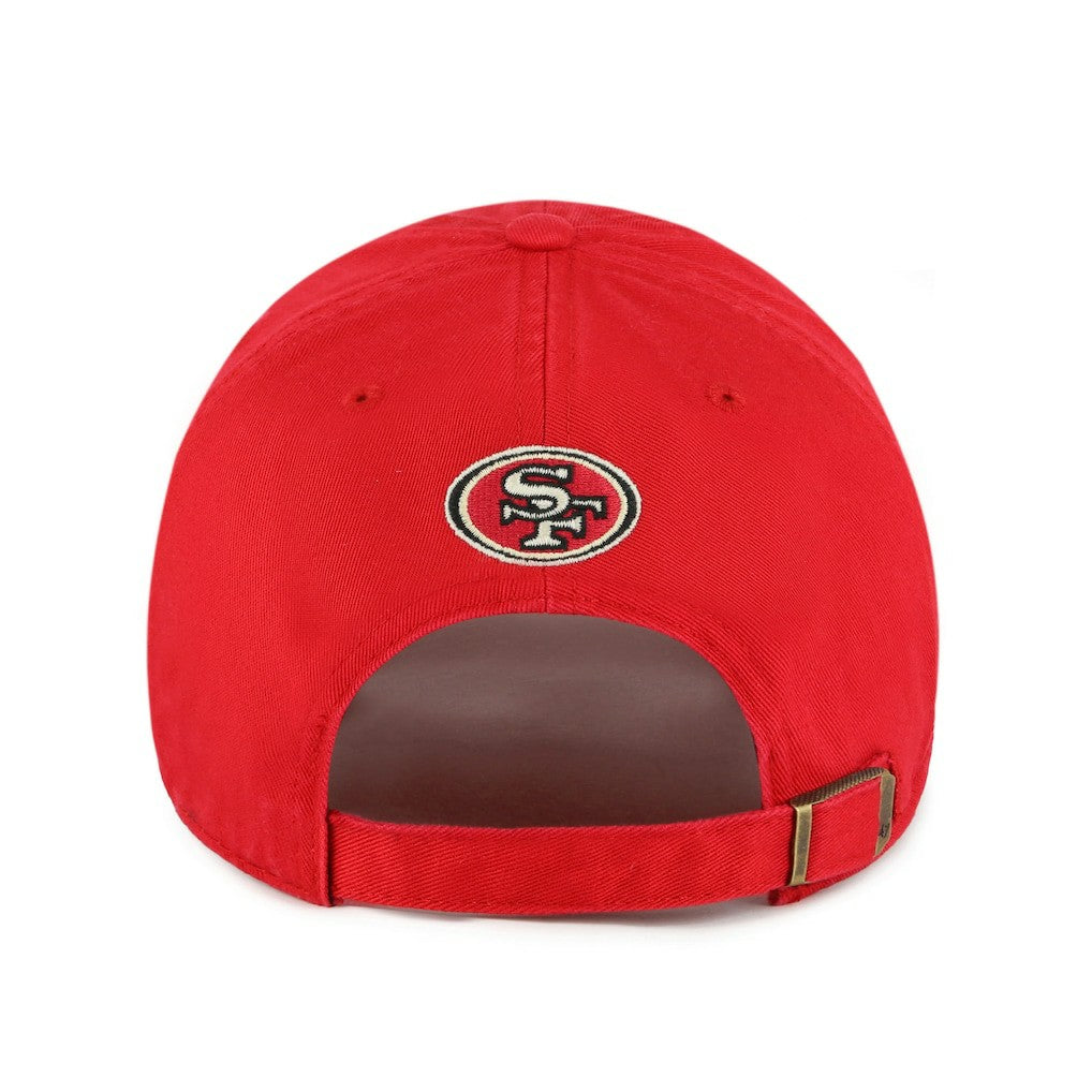 San Francisco 49ers '47 Women's Zoey Clean Up Adjustable Hat Scarlet | 47 brand