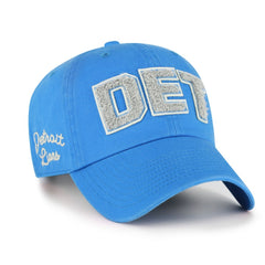 Detroit Lions '47 Women's Zoey Clean Up Adjustable Hat Blue | 47 brand