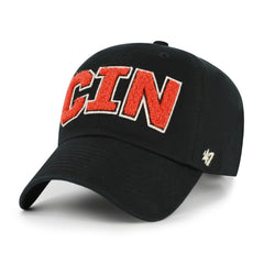 Cincinnati Bengals '47 Women's Zoey Clean Up Adjustable Hat Black | 47 brand