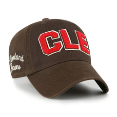 Cleveland Browns '47 Women's Zoey Clean Up Adjustable Hat Brown | 47 brand