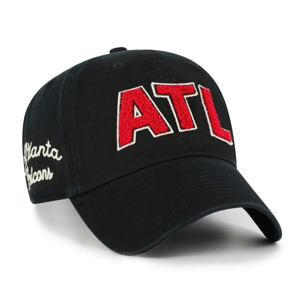 Atlanta Falcons '47 Women's Zoey Clean Up Adjustable Hat Black | 47 brand