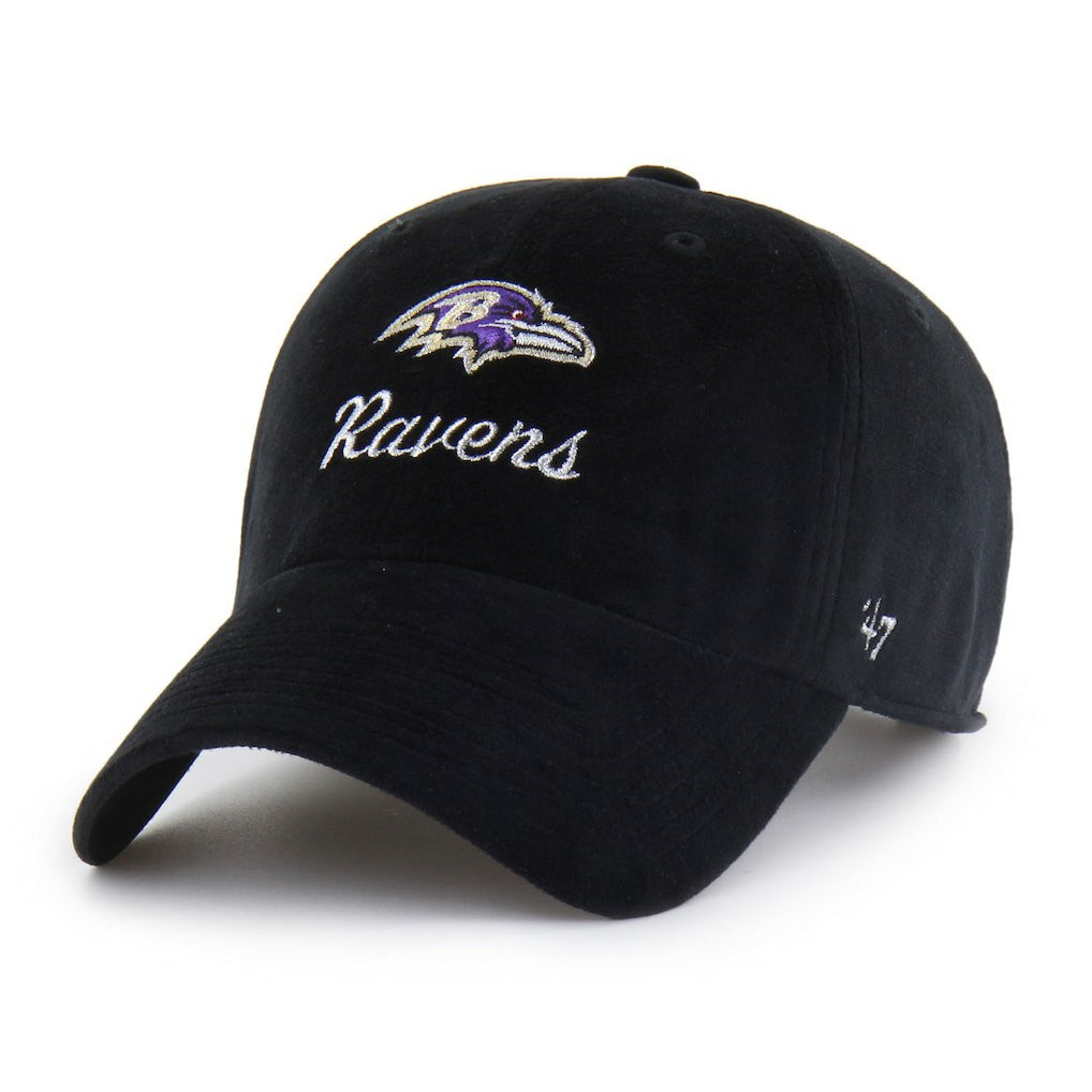 Baltimore Ravens '47 Women's Spirited Clean Up Adjustable Hat Black | 47 brand