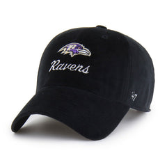 Baltimore Ravens '47 Women's Spirited Clean Up Adjustable Hat Black | 47 brand