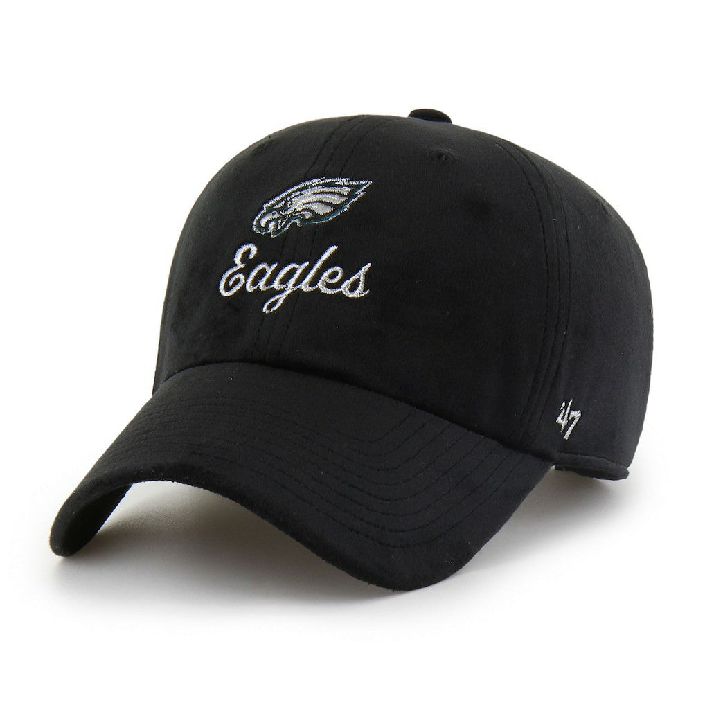 Philadelphia Eagles '47 Women's Spirited Clean Up Adjustable Hat Black | 47 brand
