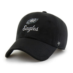 Philadelphia Eagles '47 Women's Spirited Clean Up Adjustable Hat Black | 47 brand