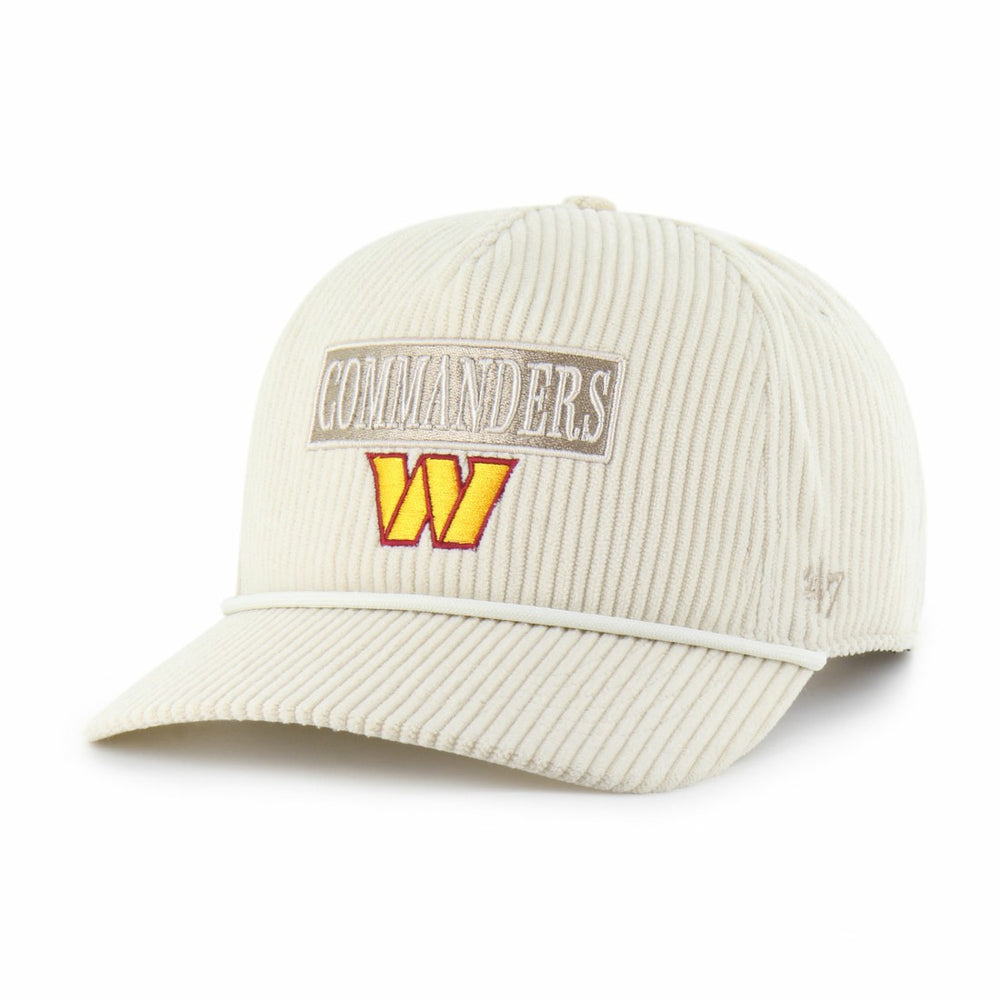 Washington Commanders '47 Women's Mellow Corduroy Hitch Adjustable Hat Natural | 47 brand