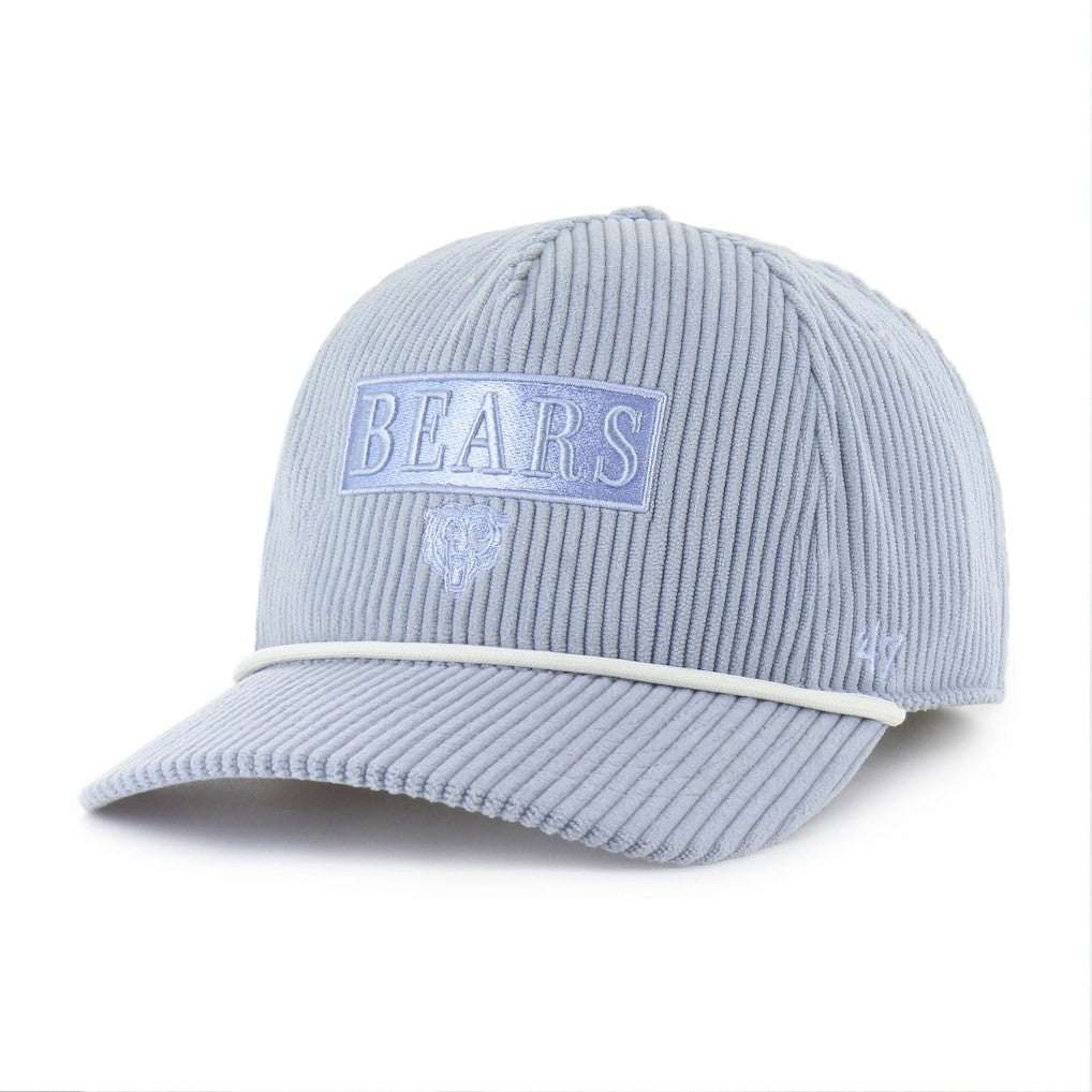 Chicago Bears '47 Women's Mellow Corduroy Hitch Adjustable Hat Light Blue | 47 brand