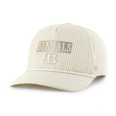 Cincinnati Bengals '47 Women's Mellow Corduroy Hitch Adjustable Hat Natural | 47 brand
