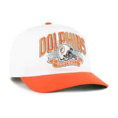 Miami Dolphins '47 Youth Prime Play Hitch Adjustable Hat White/Orange | 47 brand