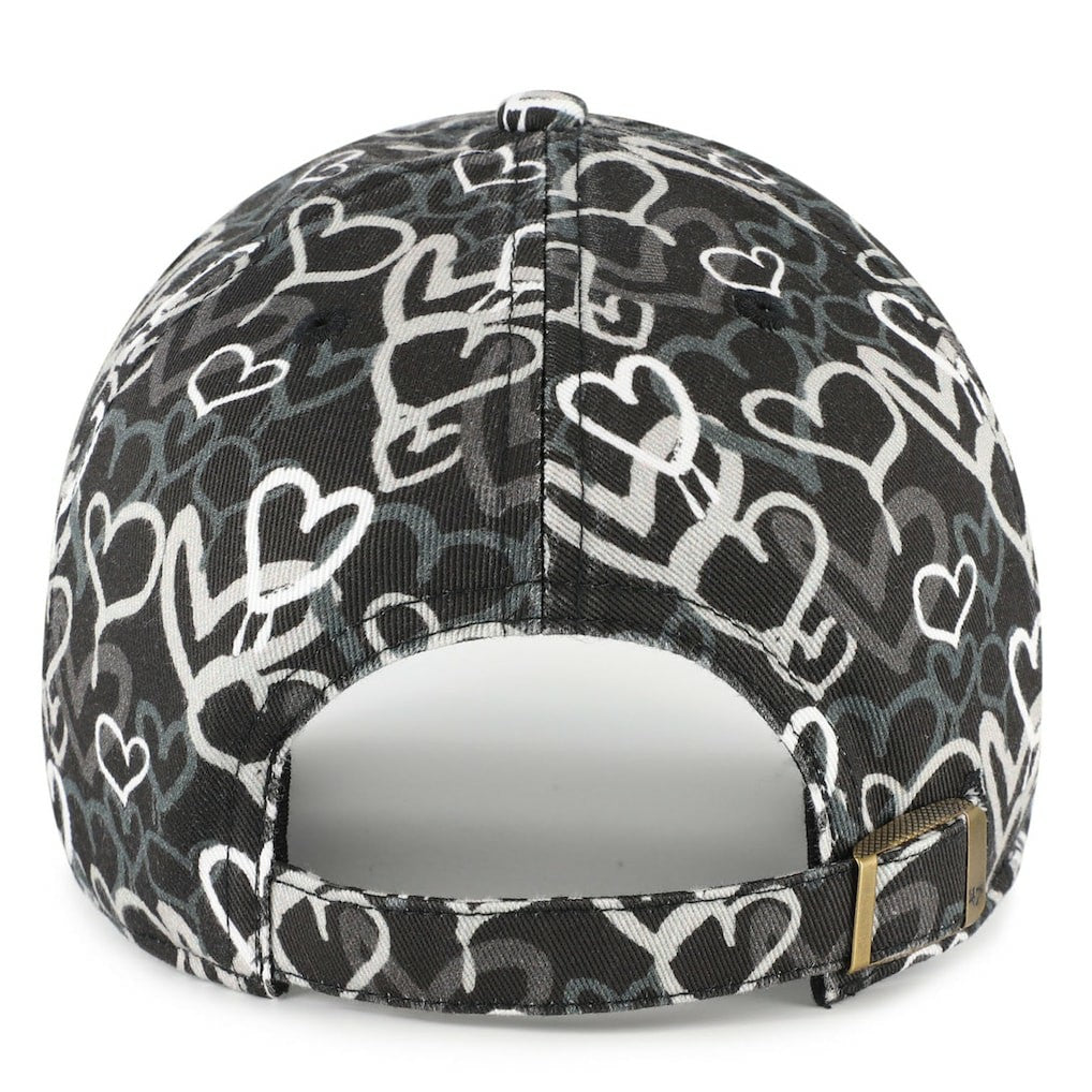 Las Vegas Raiders '47 Girls Youth Mural Clean Up Adjustable Hat Black | 47 brand