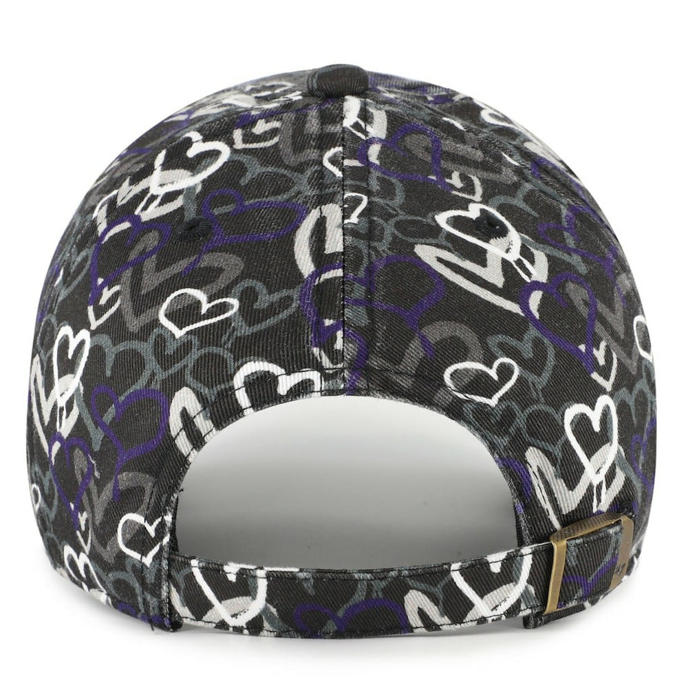 Baltimore Ravens '47 Girls Youth Mural Clean Up Adjustable Hat Black | 47 brand