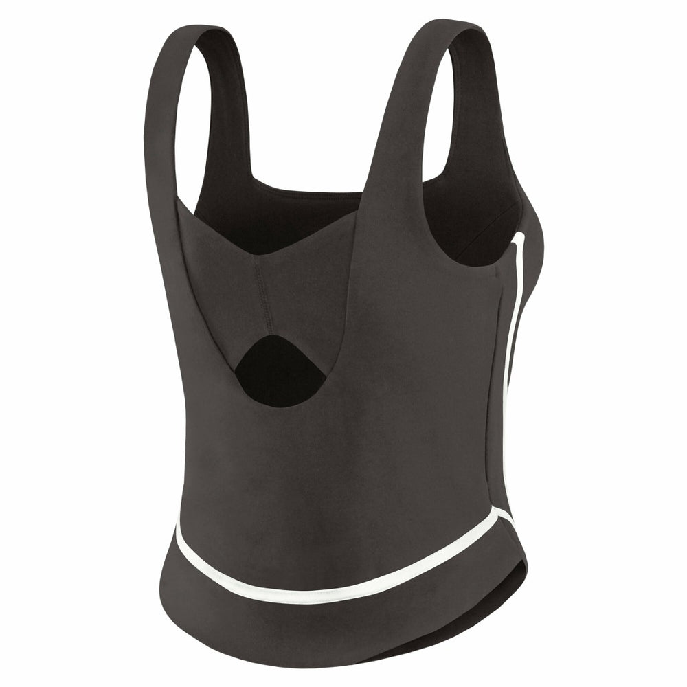 Tampa Bay Buccaneers WEAR by Erin Andrews Women's Square Neck Tank Top Pewter | NFL
