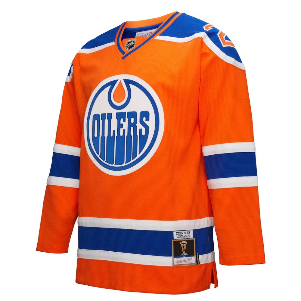Leon Draisaitl Edmonton Oilers Mitchell & Ness Power Play Jersey - Orange - NHL
