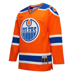 Leon Draisaitl Edmonton Oilers Mitchell & Ness Power Play Jersey - Orange - NHL