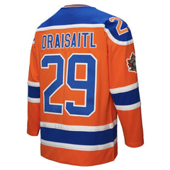Leon Draisaitl Edmonton Oilers Mitchell & Ness Power Play Jersey - Orange - NHL