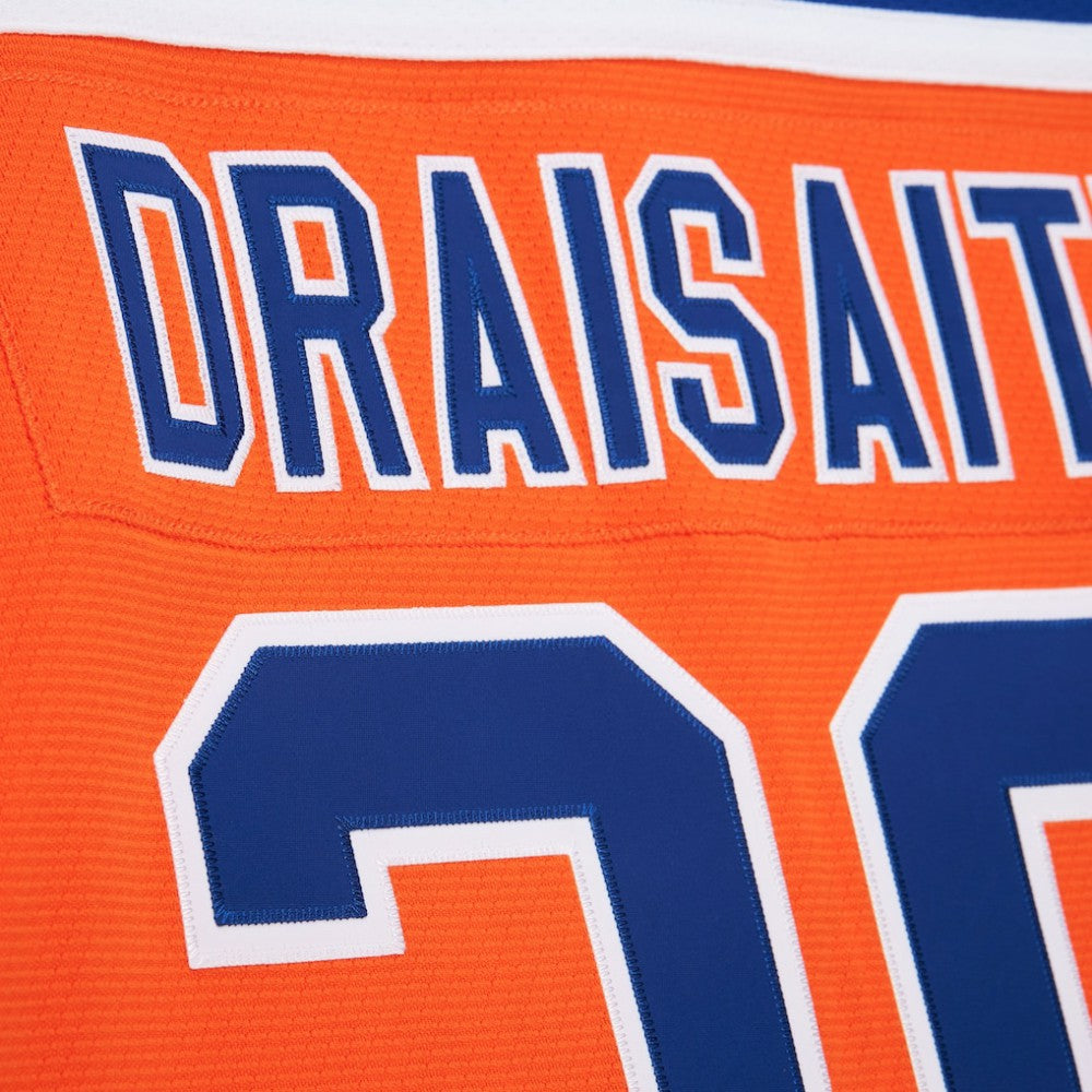 Leon Draisaitl Edmonton Oilers Mitchell & Ness Power Play Jersey - Orange - NHL