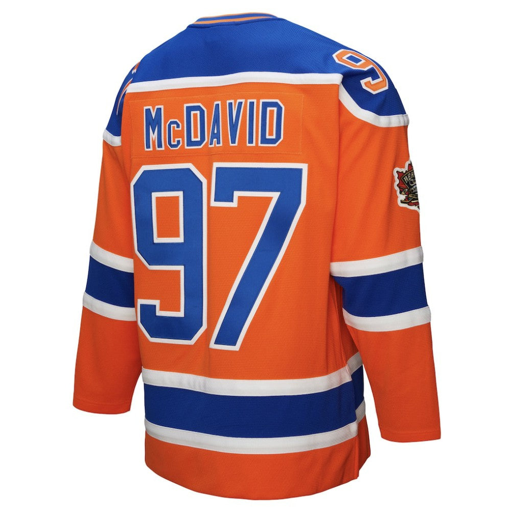 Connor McDavid Edmonton Oilers Mitchell & Ness Power Play Jersey - Orange - NHL