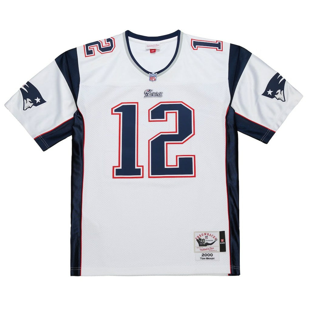 Tom Brady New England Patriots 2000 Big & Tall Legacy Replica Jersey White | Mitchell & Ness