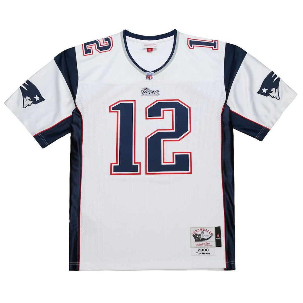 Tom Brady New England Patriots 2000 Big & Tall Legacy Replica Jersey White | Mitchell & Ness