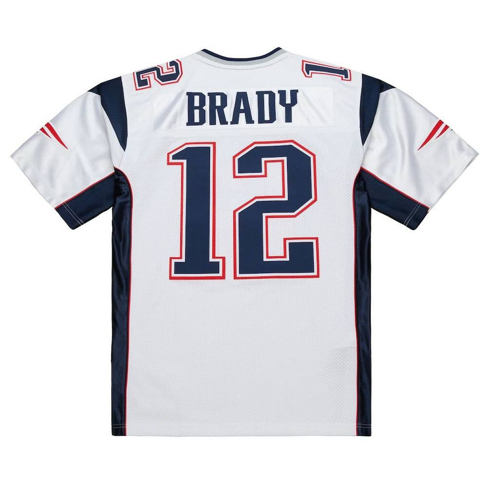 Tom Brady New England Patriots 2000 Big & Tall Legacy Replica Jersey White | Mitchell & Ness
