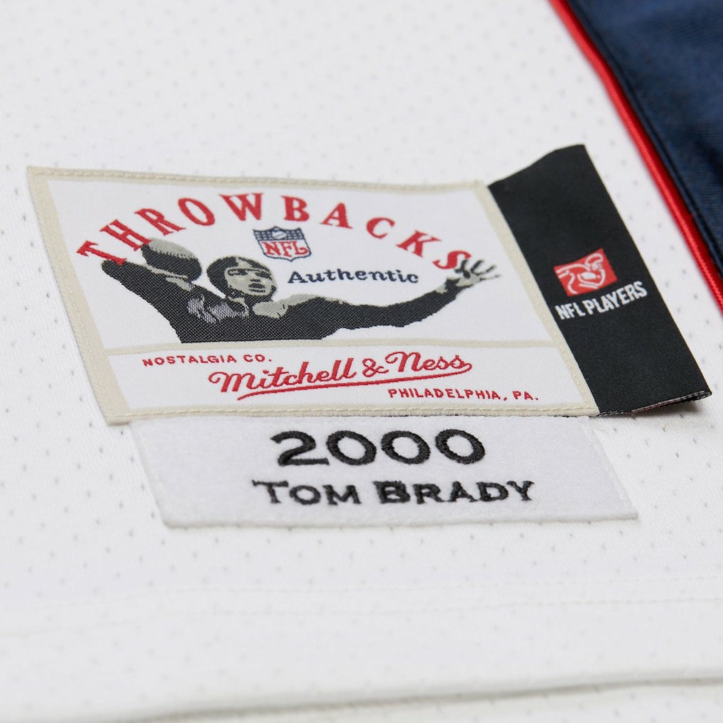Tom Brady New England Patriots 2000 Big & Tall Legacy Replica Jersey White | Mitchell & Ness
