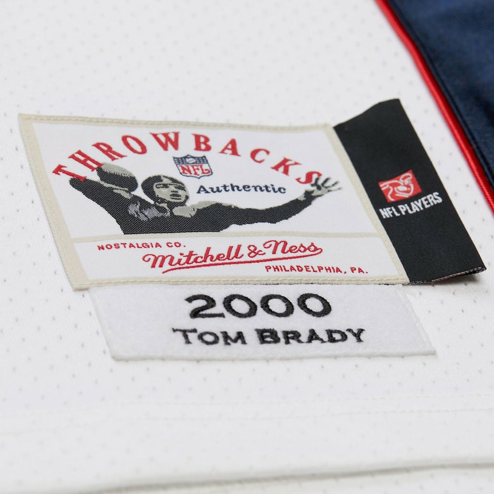 Tom Brady New England Patriots 2000 Big & Tall Legacy Replica Jersey White | Mitchell & Ness
