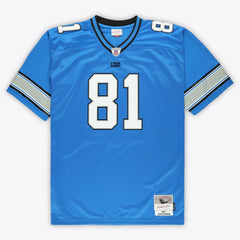 Calvin Johnson Detroit Lions Big & Tall 2007 Legacy Retired Player Jersey Blue | Mitchell & Ness